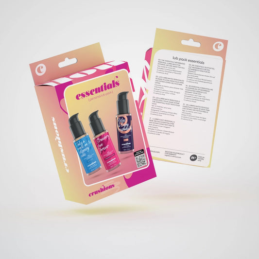 Crushious Essentials Zestaw 3 Żeli Intymnych 3x50ml Bezpieczne Opakowanie